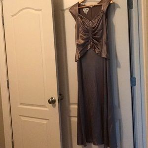 Grey cocktail dress